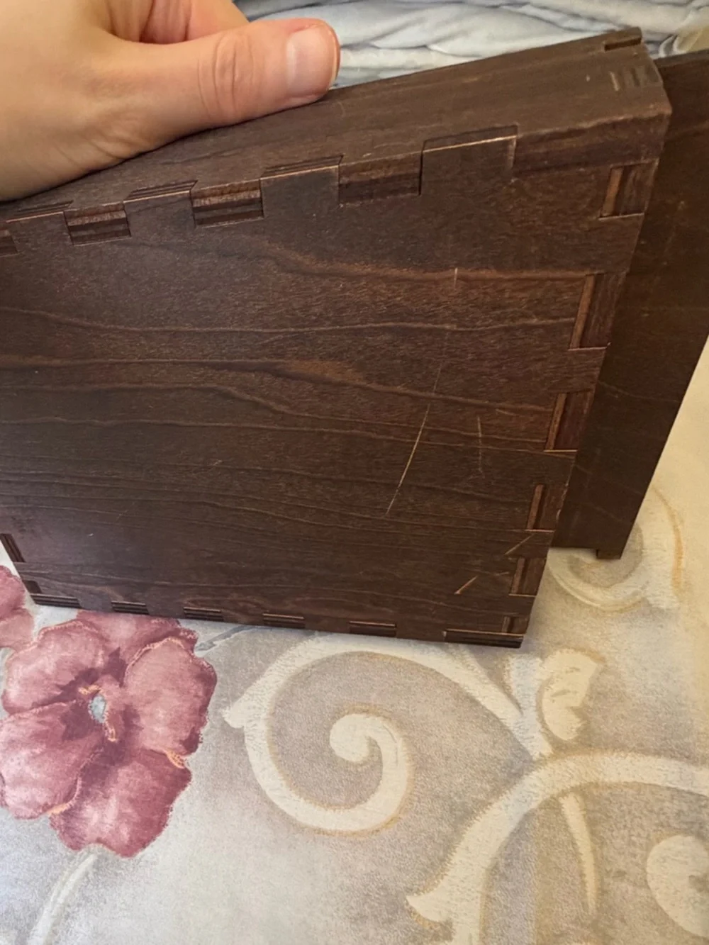 Wooden Decorative Tray - Brown 